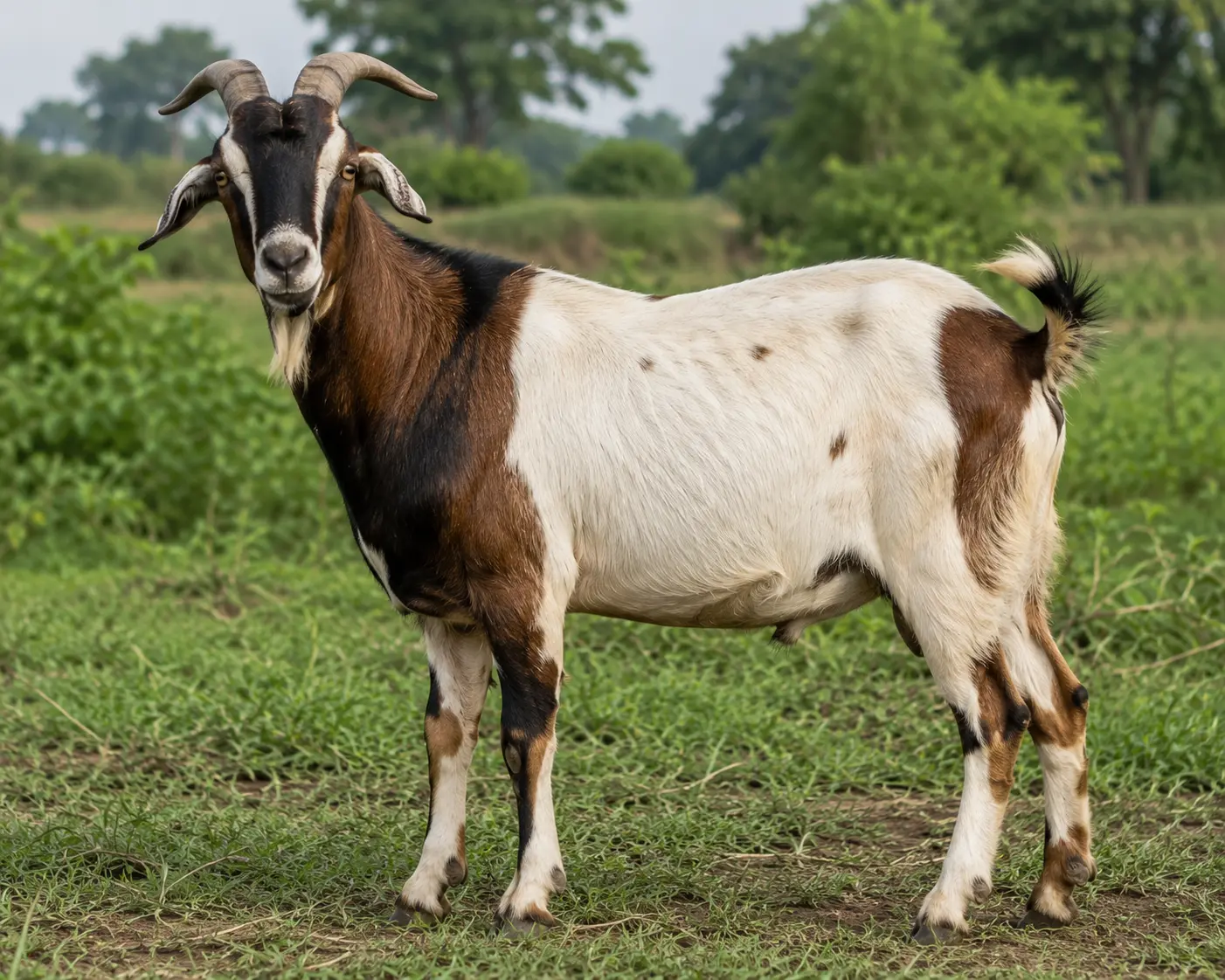Healthy full goat from Farm Mutton Telangana
